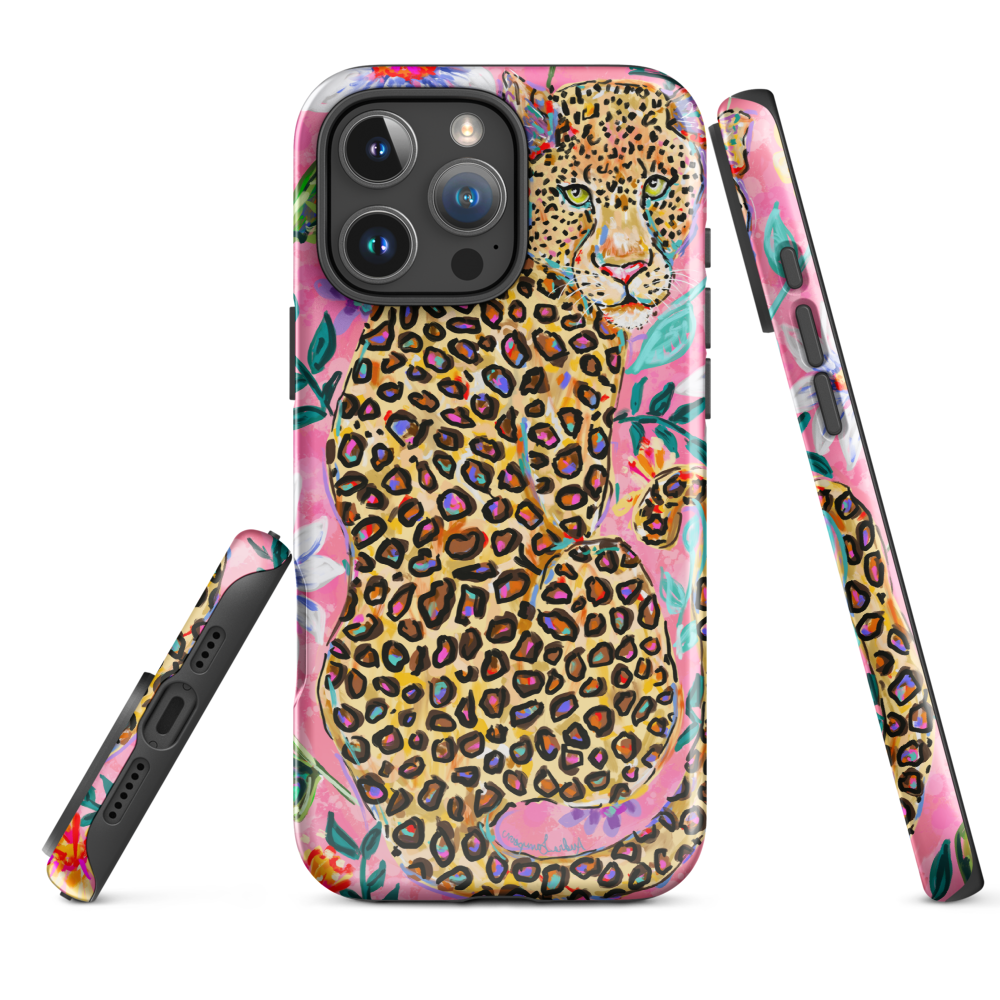 Leopard Floral Tough Case for iPhone®