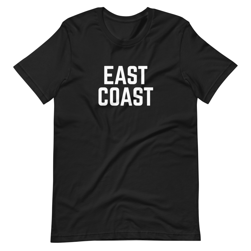East Coast Graphic Tee Shirt - Black