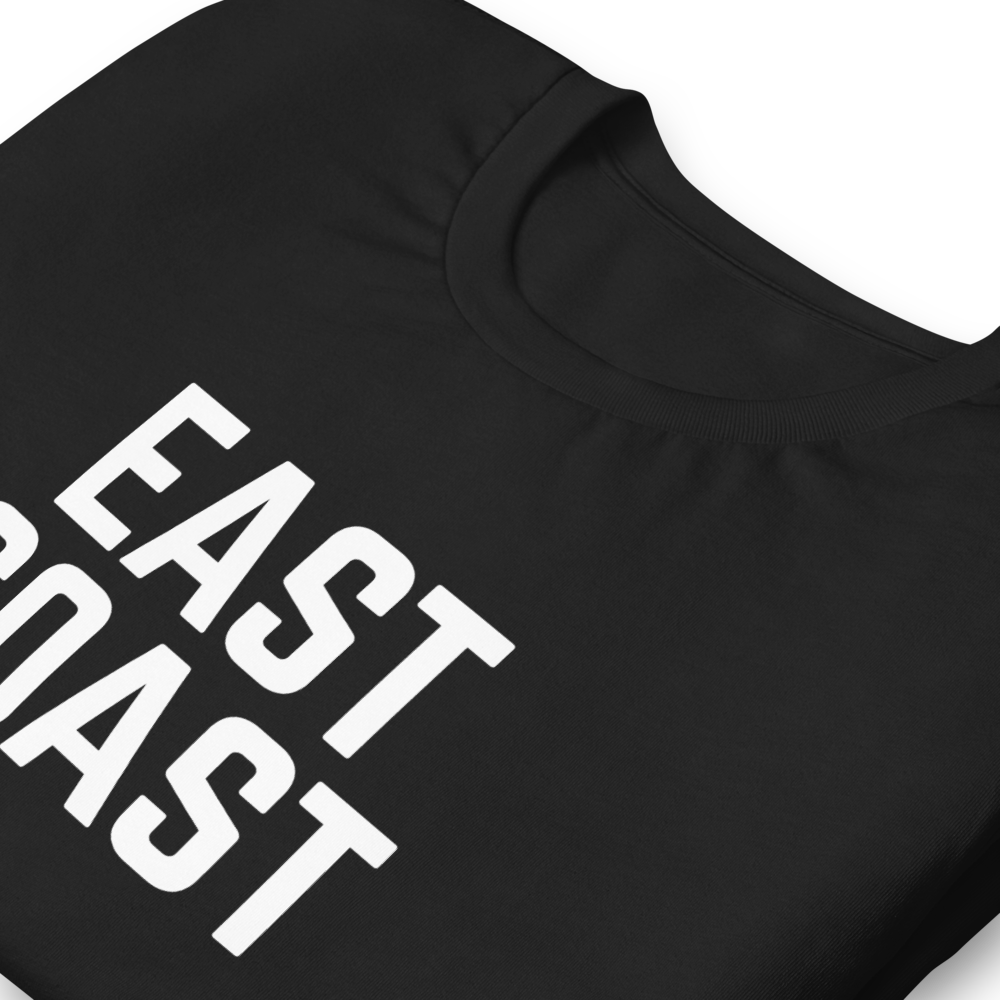 East Coast Graphic Tee Shirt - Black