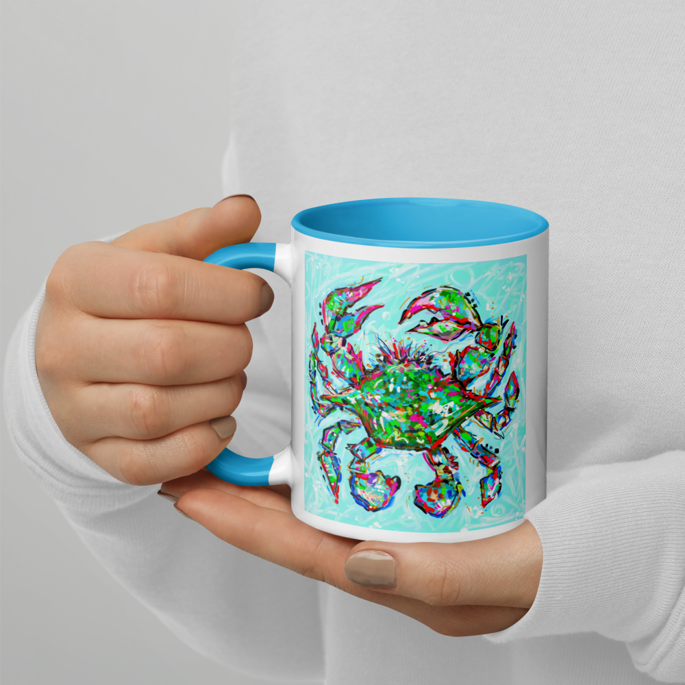 Blue Crab Ceramic Mug