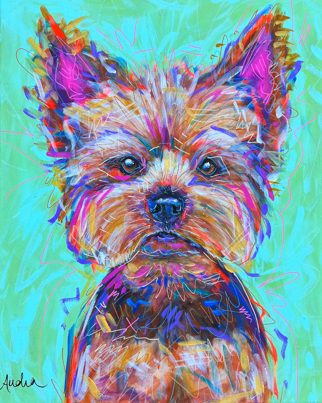 Yorkshire Terrier Reproduction Print