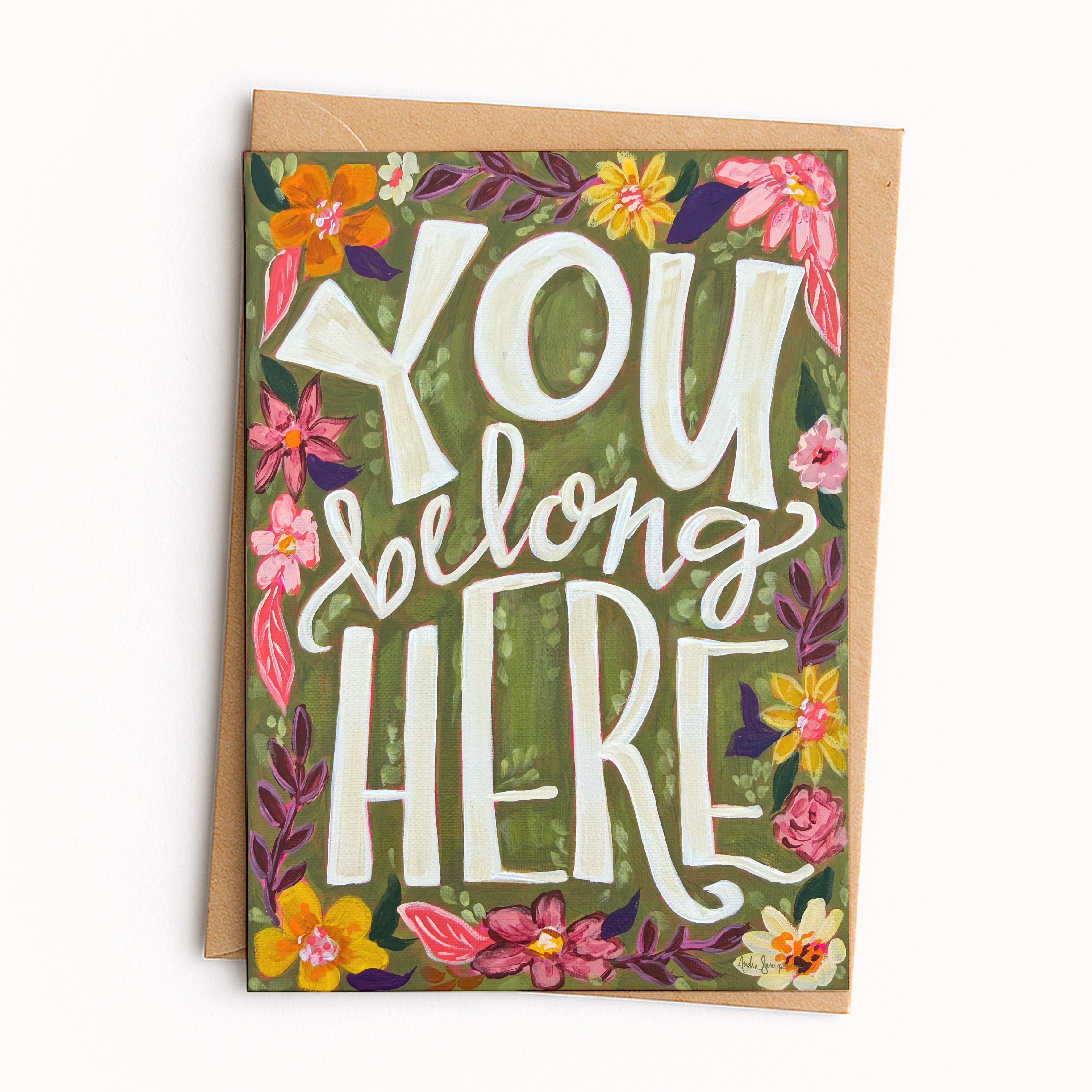 You Belong Here Greeting Card