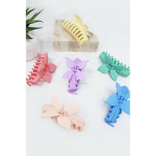 Load image into Gallery viewer, Matte Pastel Butterfly Hair Claw