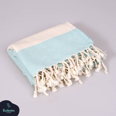 Aqua Turkish Towel | Peshtemal | Sand Resistant Beach Towel