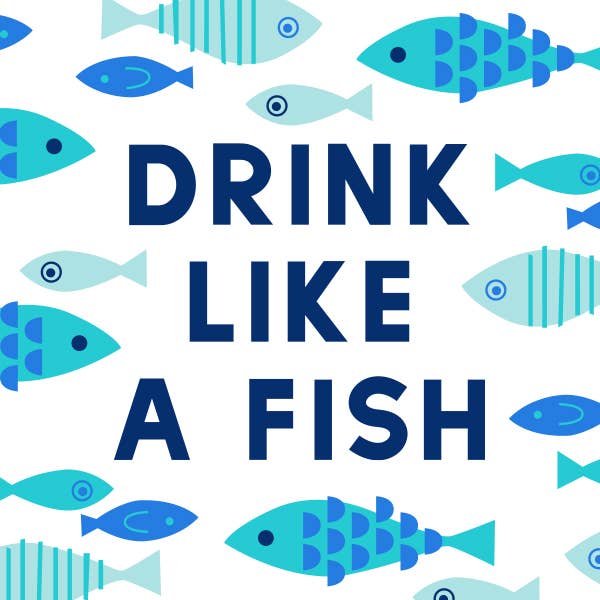 Funny Cocktail Napkins | Drink Like a Fish - 20ct
