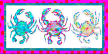 Load image into Gallery viewer, Three Crab Lumbar Pillow Swap
