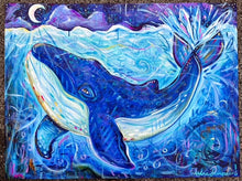 Load image into Gallery viewer, 30x40&quot; Original Whale on Canvas