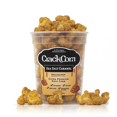 Crack Corn - Sea Salt Caramel - No Hulls! (4 oz)