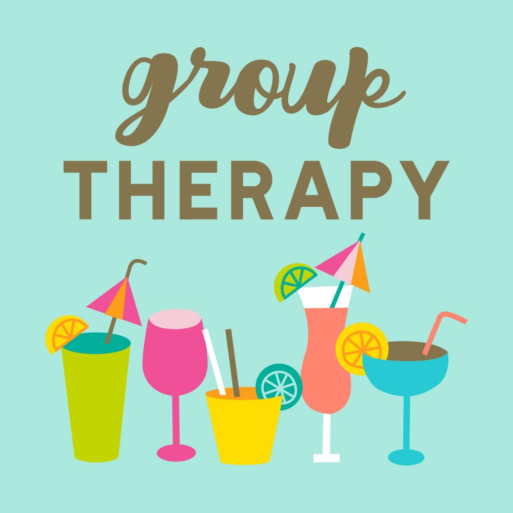 Funny Cocktail Napkins | Group Therapy - 20ct