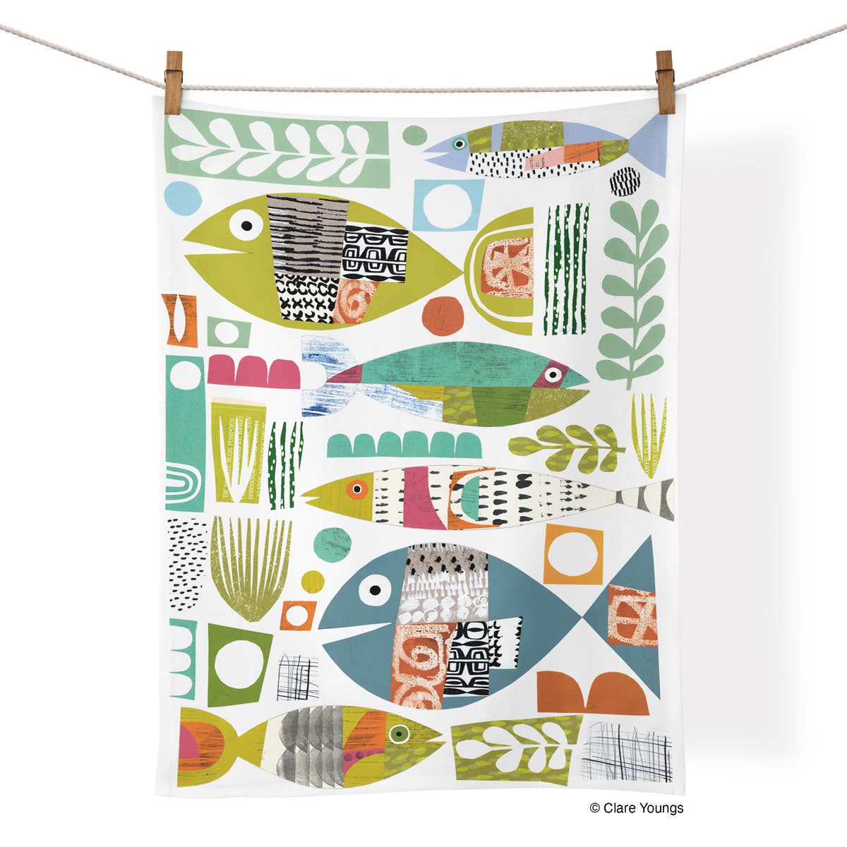 Fish School | Cotton Tea Towel