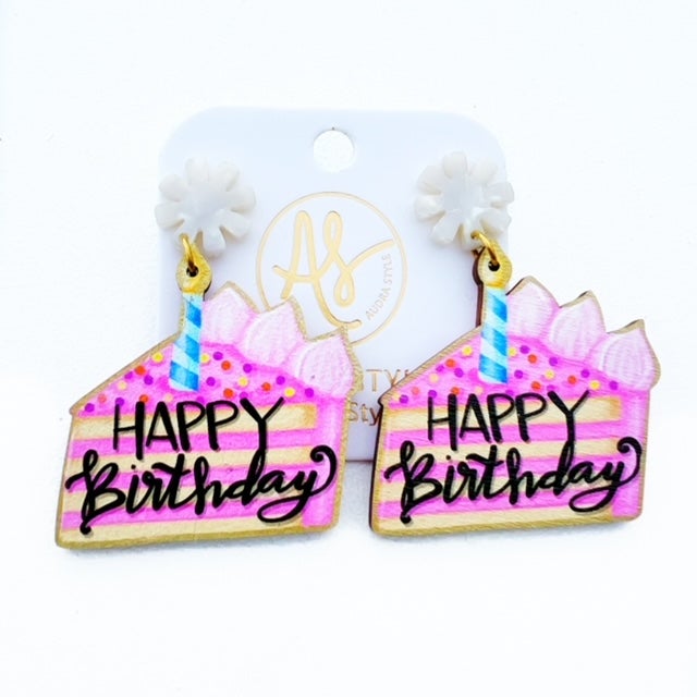 15+ Happy Birthday Earrings