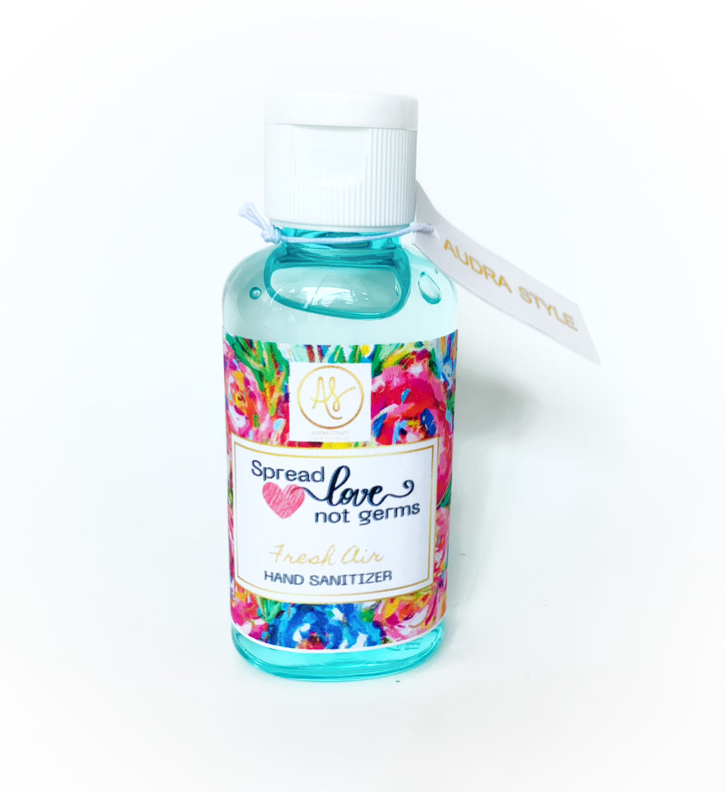 Spread Love, Not Germs Hand Sanitizer- Fresh Air