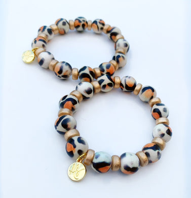 Audra Style™ Leopard Bead Bracelet