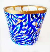 Load image into Gallery viewer, Hand Painted Blue and White Flower Pot - #45