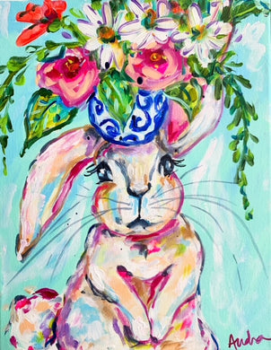 Judith - Bunny Reproduction Print - On Paper or Canvas