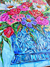 Load image into Gallery viewer, “Simple Abundance” 48”x60”  Original Floral Painting on Canvas