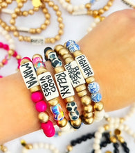 Load image into Gallery viewer, Affirmation Word Beaded Bracelets Inspirational - Abstract