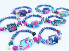 Load image into Gallery viewer, Audra Style™ Cow Focal Bead Mixed Media Bracelet