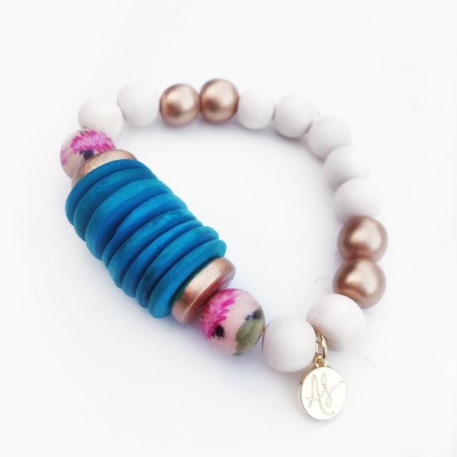 Limited Edition Audra Style™ Stacking Bracelet - Turquoise Coconut GGB