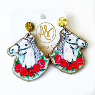 Horse with Rose Dangle