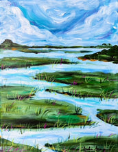 Load image into Gallery viewer, 11x14 Original Marsh Painting on Canvas - #22