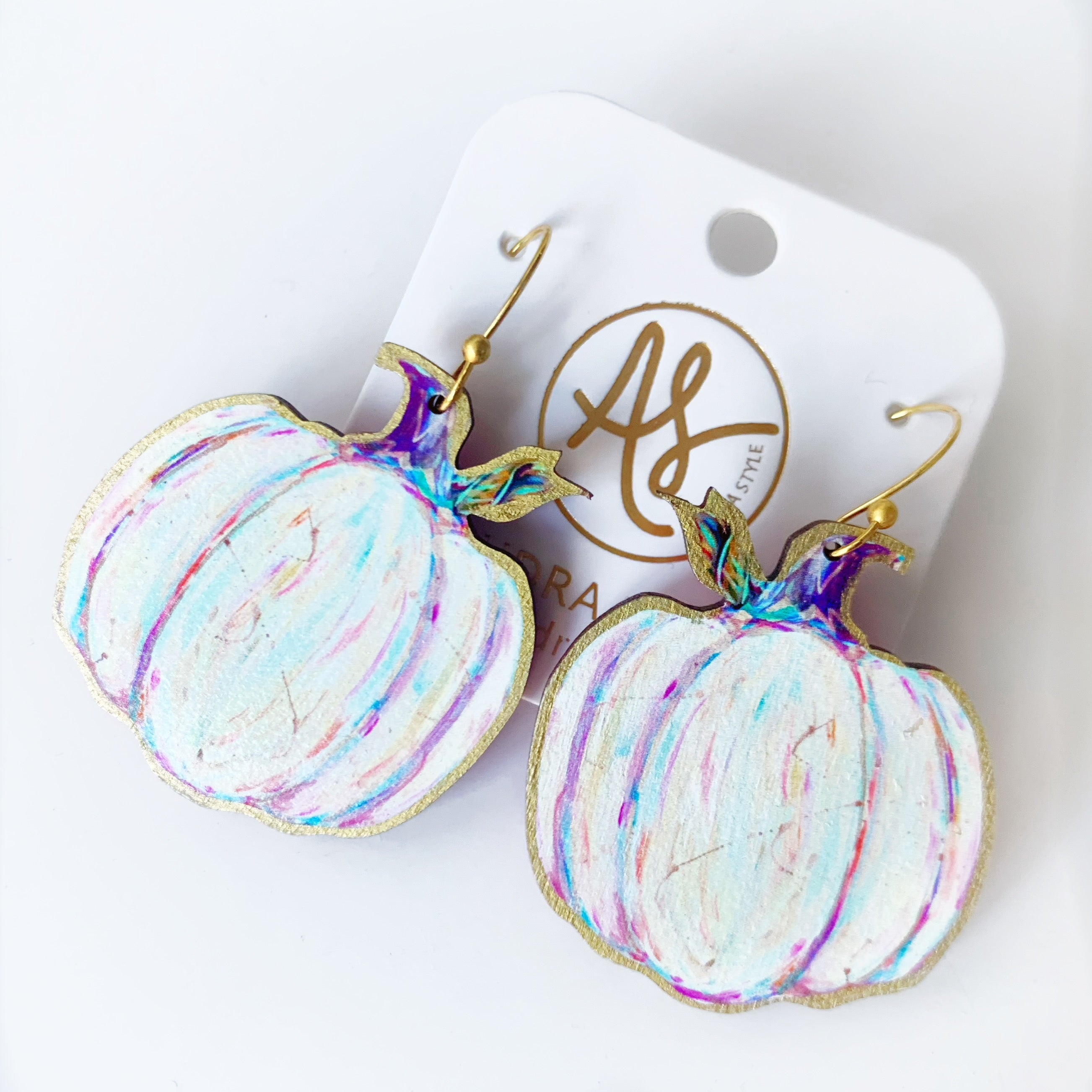 White Pumpkin Dangle