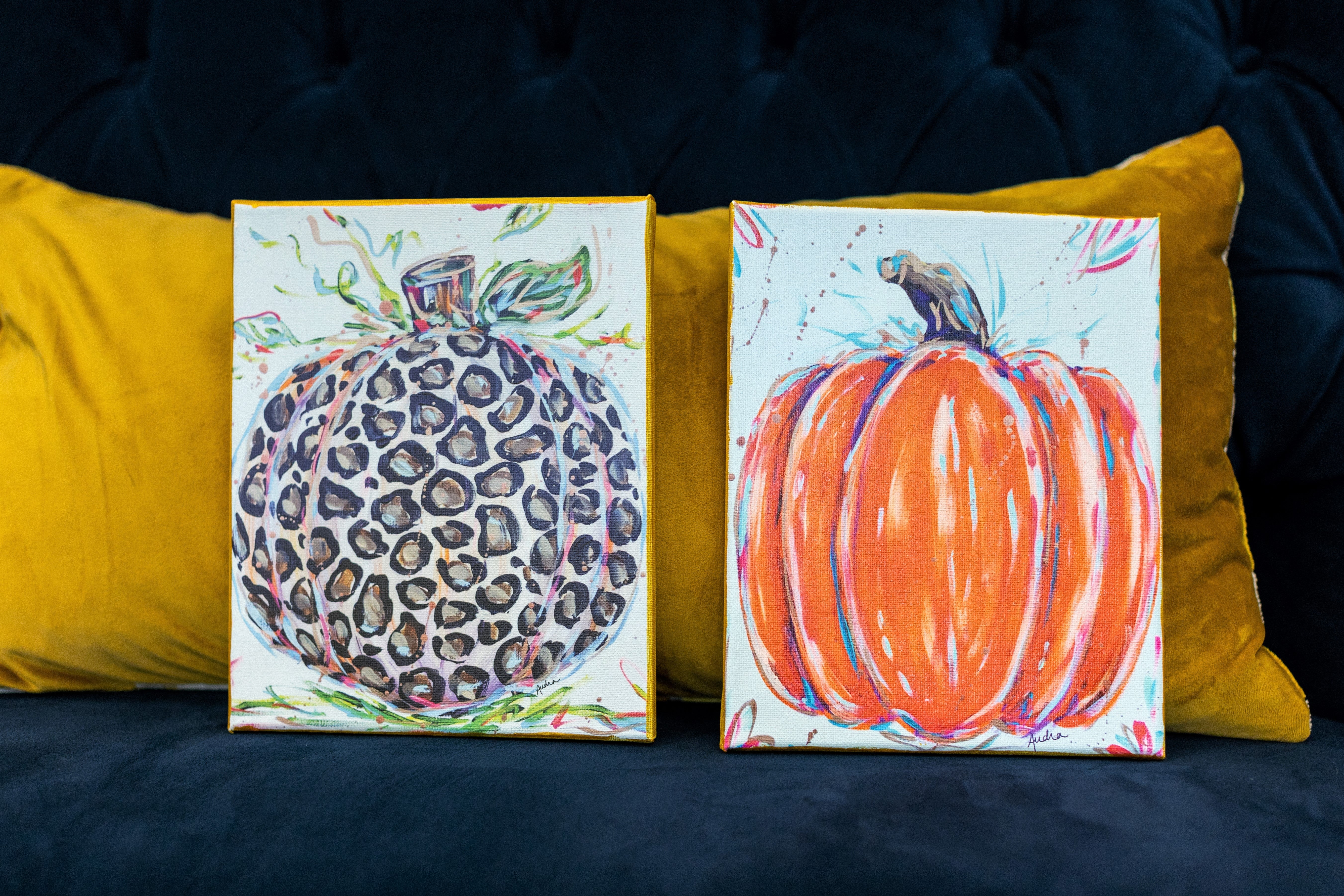 Orange Pumpkin Canvas