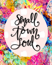 Load image into Gallery viewer, Small Town Soul Garden Background Canvas