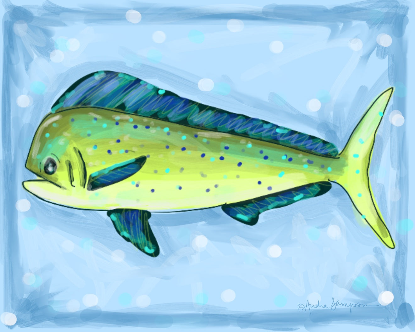 Mahi Mahi Canvas