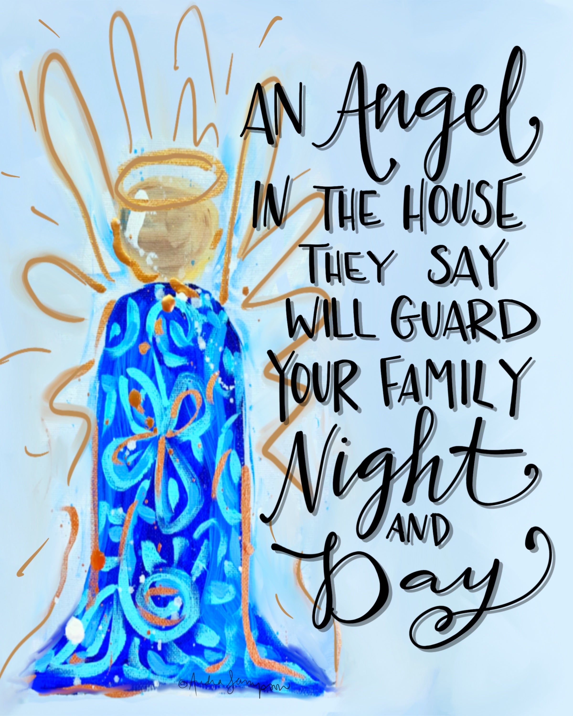 An Angel in the House Canvas