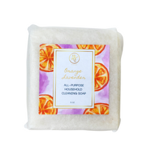 Load image into Gallery viewer, Orange Lavender Household Cleaning Soap