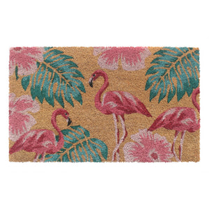 Doormat - Flamingo Doormat: 18"x30" Rug