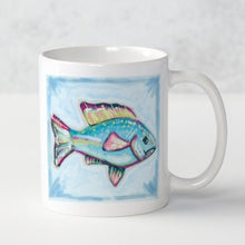Load image into Gallery viewer, Blue Fish Coffee Mug