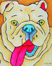 Load image into Gallery viewer, Tan Bulldog Reproduction Print