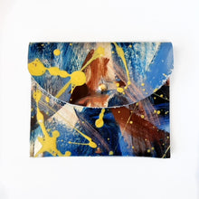 Load image into Gallery viewer, Hand Painted Leather Coin Purse Wallet Cardholder - #16