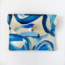 Load image into Gallery viewer, Hand Painted Leather Coin Purse Wallet Cardholder - #2