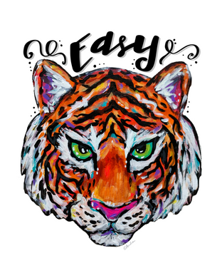 Easy Tiger Reproduction Print