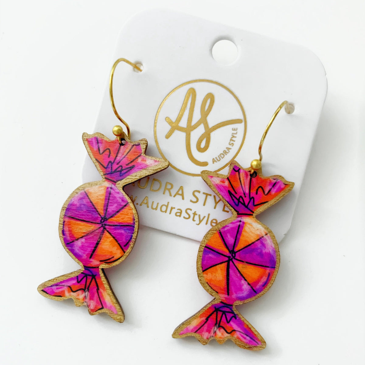Halloween Candy Earrings
