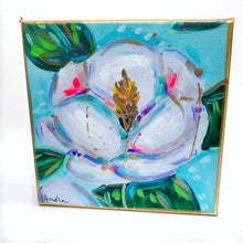 Load image into Gallery viewer, Magnolia on 6&quot;x6&quot; Gallery Wrapped Canvas