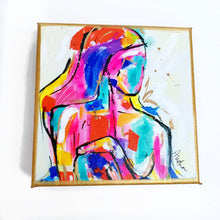 Load image into Gallery viewer, From Where I Stand Figure on 6&quot;x6&quot; Gallery Wrapped Canvas