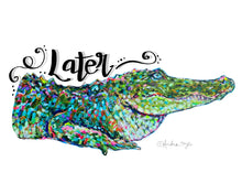 Load image into Gallery viewer, Later Gator Reproduction Print