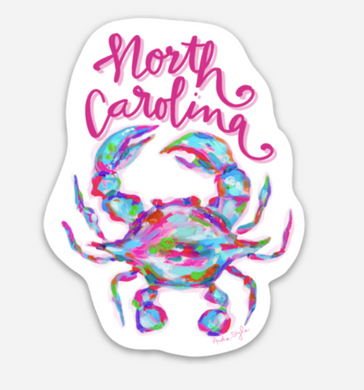 North Carolina Crab Sticker