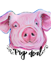 Load image into Gallery viewer, Pig Deal Reproduction Print