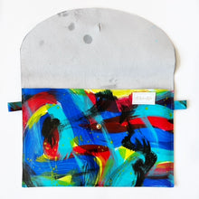 Load image into Gallery viewer, Hand Painted Leather Purse Clutch - #10
