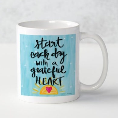 Start Each Day With A Grateful Heart Coffee Mug
