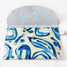 Load image into Gallery viewer, Hand Painted Leather Wallet Clutch - #8